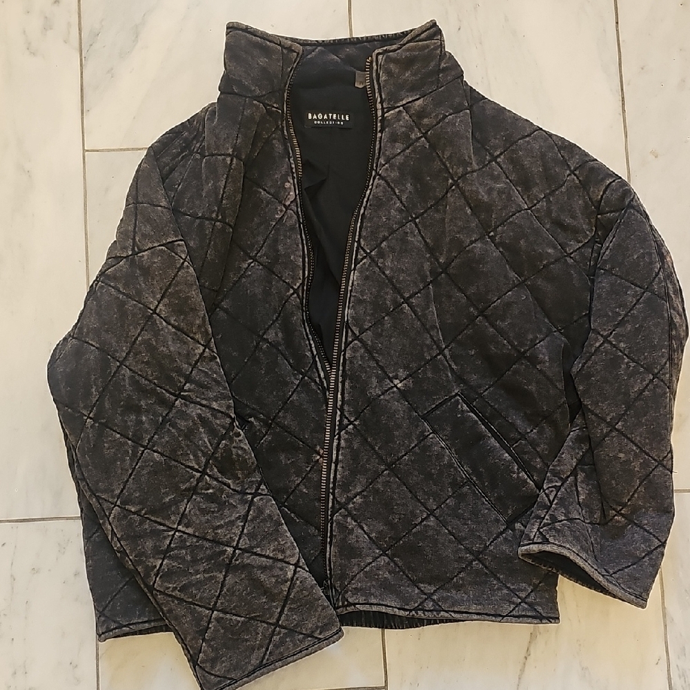 Bagatelle Quilted Black Jacket